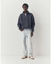 Pull&Bear - Jeans Dritti Indaco Pallido - Lyst