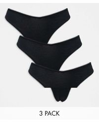 ASOS - Confezione Da 3 Perizomi Sgambati - Lyst