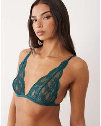 ASOS - Lola Lace High Apex Bra Soft Bra - Lyst