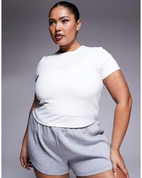 4505 - Curve – icon – weiches, knapp geschnittenes studio-t-shirt - Lyst