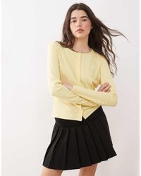 Collusion - Long Sleeve Pointelle Cardigan - Lyst
