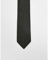 ASOS - Cravatta Scuro Testurizzata - Lyst