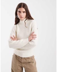 Vero Moda - Oversized High Neck Soft Knit Jumper - Lyst