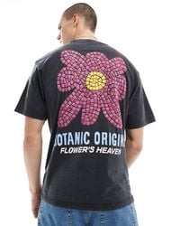 Pull&Bear - Botanic Origin Printed T-shirt - Lyst