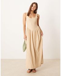 ASOS - – strukturiertes midikleid - Lyst