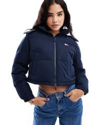 Tommy Hilfiger - Alaska Puffer With Faux Fur Hood - Lyst