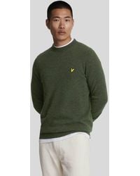 Lyle & Scott - Mid Knits Lambswool Blend Crew Neck Jumper - Lyst