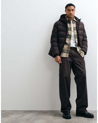 Threadbare - Showerproof Hooded Puffer Jacket With Matte Finish - Lyst