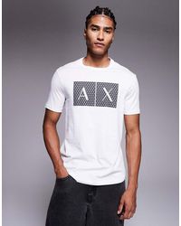 ARMANI EXCHANGE - Short Sleeve Central Logo T-shirt - Lyst