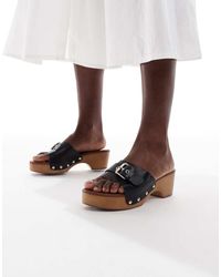Glamorous - Clog Sandals With Buckle - Lyst