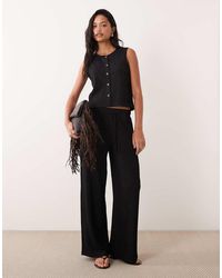 Jdy - Textured Tailored Trousers Co-ord - Lyst