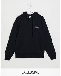 Collusion Худи Черного Цвета С Логотипом -черный - Синий