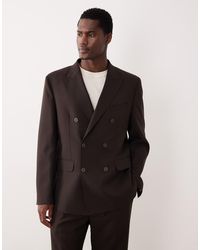 Mango - Siena 100% Wool Double Breasted Suit Blazer Co-ord - Lyst