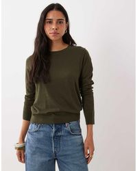 Mango - Round Neck Lightweight Jumper - Lyst