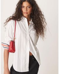 GANT - – locker geschnittene hemdbluse - Lyst