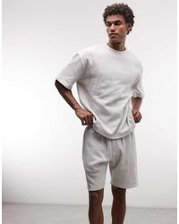PEGADOR - Signar Heavy Rib Shorts Co-ord - Lyst