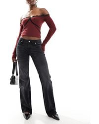 Bershka - Low Rise Flared Jeans - Lyst