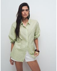 Collusion - Oversized Boxy Stripe Shirt - Lyst