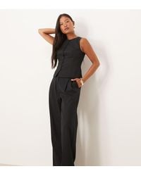 Nobody's Child Petite - Jax Wide Leg Trousers Co-Ord - Lyst