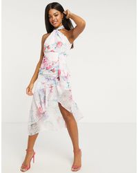 lipsy high low dress