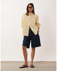 ARKET - Boxy Katoenen Poplin Overhemd - Lyst