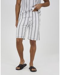 Brave Soul - Wavy Stripe Drawstring Shorts - Lyst