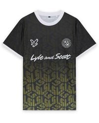 Lyle & Scott - Ss T-Shirts Ombre Emblem Football Shirt - Lyst