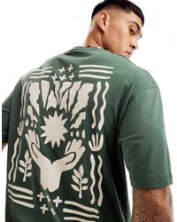 Jack & Jones - Oversized Natures Balance Back Print T-shirt - Lyst