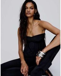 Bershka - Bandeau Top With Knot Detail At The Back - Lyst