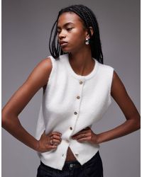 TOPSHOP - – strick-tanktop - Lyst