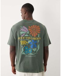 Abercrombie & Fitch - Botanical Back Graphic T-shirt - Lyst