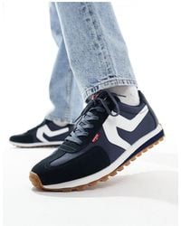 Levi's - Stryder - sneakers scamosciate con logo - Lyst
