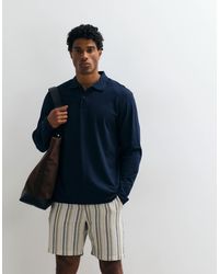 Jack & Jones - Pique Long Sleeve Polo - Lyst