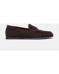 Stradivarius - – loafer aus leder - Lyst