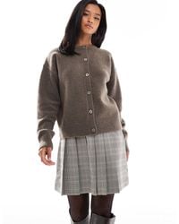 New Look - Box Pleat Mini Skirt - Lyst