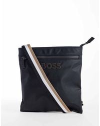 BOSS - Boss Catch Tonal Logo Envelope Crossbody Bag - Lyst