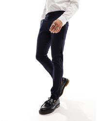 ASOS - Skinny Tuxedo Suit Trousers - Lyst