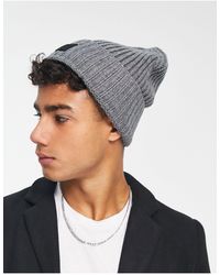 Only & Sons Heavy Knit Beanie - Gray