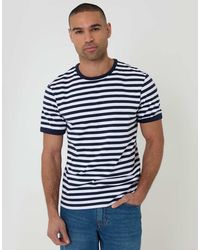 Threadbare - Stripe Cotton Ringer T-Shirt - Lyst