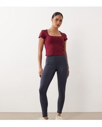 4505 - Petite Active Waist Snatching High Rise Gym Legging - Lyst