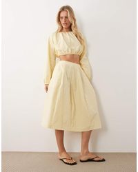ASOS - Techy Volume Circle Skirt Set - Lyst