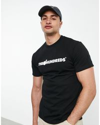 The Hundreds Camiseta negra con logo - Negro