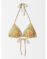 & Other Stories - Triangle Tie Up Bikini Top With Removable Padding - Lyst