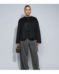 ASOS - Curve Tailored Barrel Trousers - Lyst