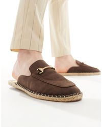 ASOS - Mule Espadrille With Gold Snaffle - Lyst