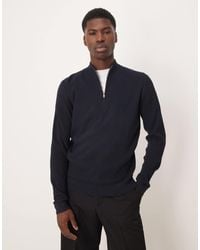 Mango - – gerippter baumwollmix-pullover - Lyst