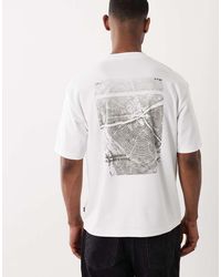 BOSS - Citylights Chest Print T-Shirt - Lyst
