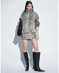 Gina Tricot - Mini Rok Met Luipaardprint - Lyst