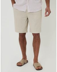 Threadbare - Linen Blend Chino Shorts - Lyst