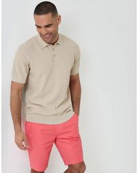 Threadbare - Moss Stitch Knitted Polo - Lyst